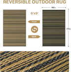 Faux Jute Indoor Outdoor Runner Rug Washable Non