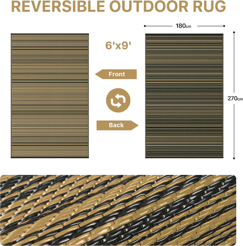 Faux Jute Indoor Outdoor Runner Rug Washable Non