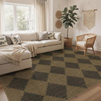 Faux Jute Indoor Outdoor Runner Rug Washable Non