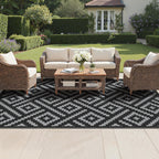 Faux Jute Indoor Outdoor Runner Rug Washable Non