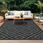 Faux Jute Indoor Outdoor Runner Rug Washable Non