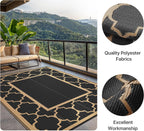 Faux Jute Indoor Outdoor Runner Rug Washable Non