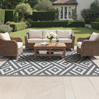 Faux Jute Indoor Outdoor Runner Rug Washable Non