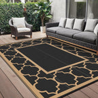 Faux Jute Indoor Outdoor Runner Rug Washable Non