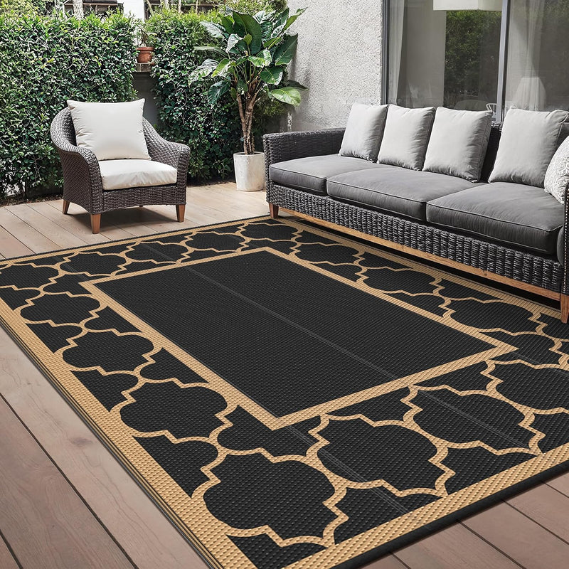 Faux Jute Indoor Outdoor Runner Rug Washable Non