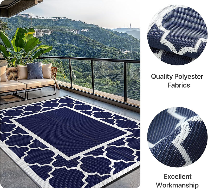 Faux Jute Indoor Outdoor Runner Rug Washable Non