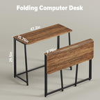 Folding Desk Small Foldable for Spaces