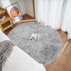 Faux Rabbit Fur Round Rug 3FT Rugs
