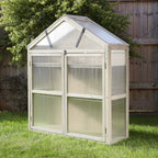 Feelgooduk Large Cold Frame Greenhouse Flower Planter House