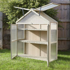Feelgooduk Large Cold Frame Greenhouse Flower Planter House
