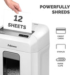 Fellowes Paper Shredder for Home Office Use 12
