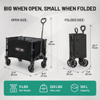 Festival Trolley on Wheels 120L Camping Wagon