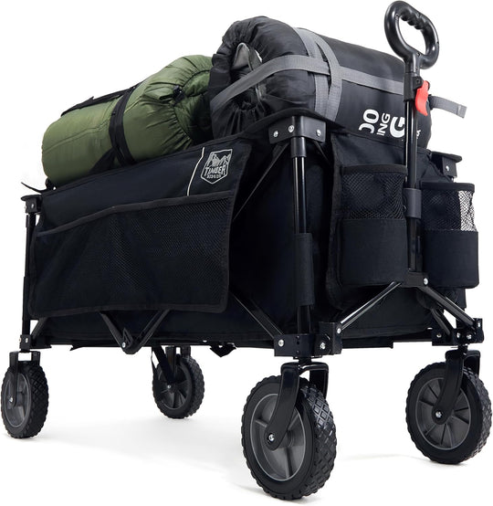 Trolley Folding Camping Wagon 200L Beach Cart