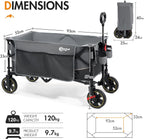 Festival Trolley on Wheels Camping Cart with Brakes