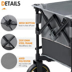 Festival Trolley on Wheels Camping Cart with Brakes