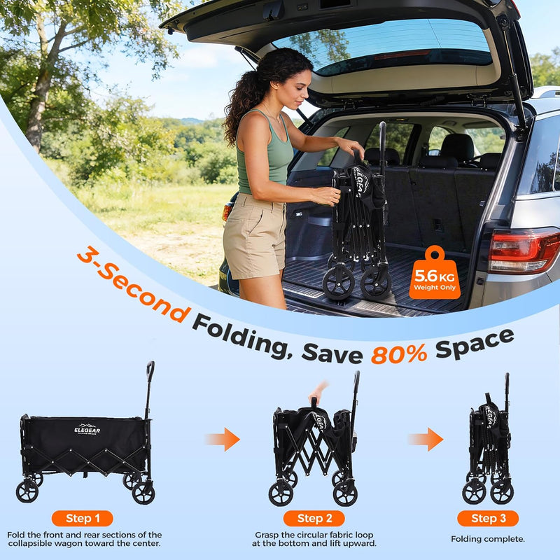 Festival Trolley with Expandable Tailgate 140L