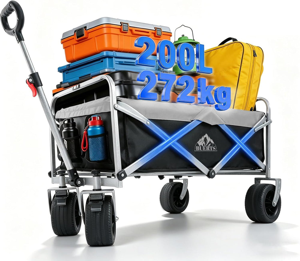 Festival Wagon Foldable Cart with Brakes 272KG