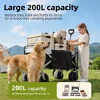 Festival Wagon Foldable Cart with Brakes 272KG