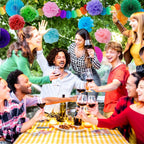 Fiesta Party Decorations 33pcs Colorful Mexican Themed Hanging