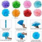 Fiesta Party Decorations 33pcs Colorful Mexican Themed Hanging