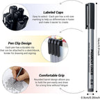Fineliner Pens 9 Drawing for Artists Art Supplies