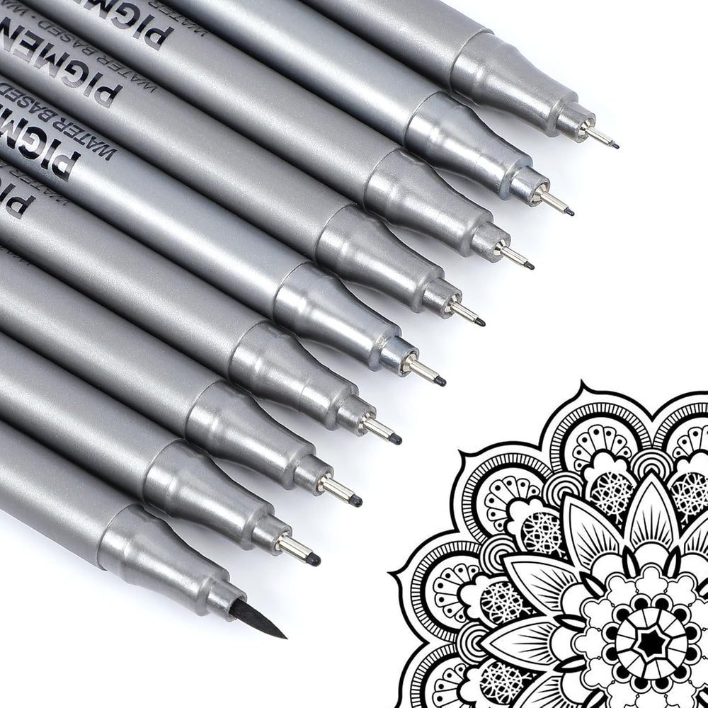 Fineliner Pens 9 Drawing for Artists Art Supplies