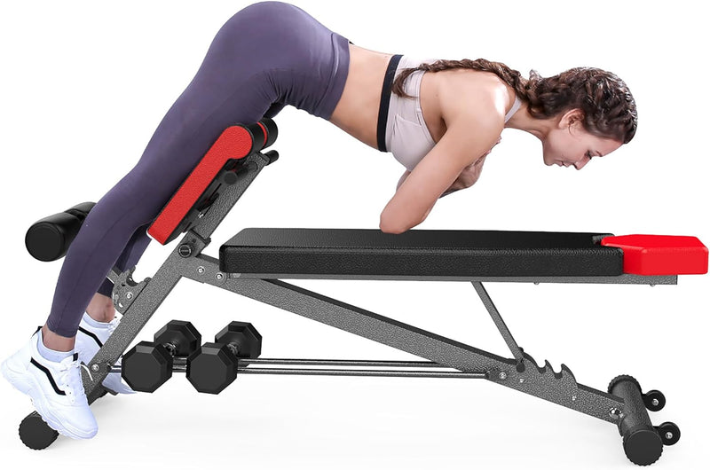 Finer Form Multi-Functional Weight Bench with Roman Chair