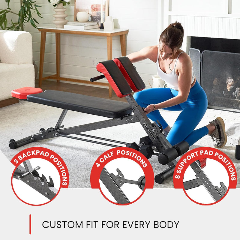 Finer Form Multi-Functional Weight Bench with Roman Chair