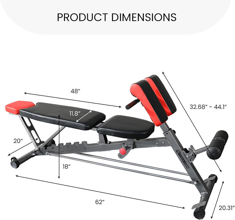 Finer Form Multi-Functional Adjustable Fid Weight Bench