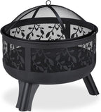 Fire Bowl Spark Guard Poker Garden Terrace