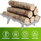 Fire Grate Fireplace Log Coal Burner Rack Firewood