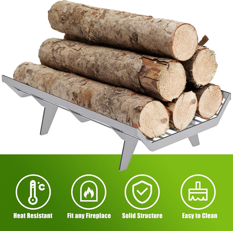 Fire Grate Fireplace Log Coal Burner Rack Firewood