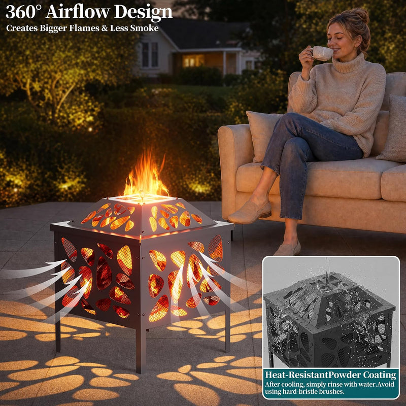 Fire Pit for Outdoor Garden Patio Firepit