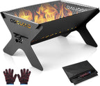 Fire Pit Portable for 2 in 1 Wood