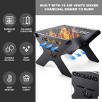 Fire Pit Portable for 2 in 1 Wood