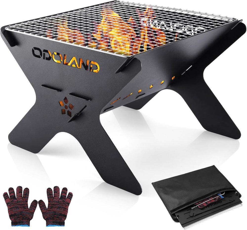 Fire Pit Portable for 2 in 1 Wood