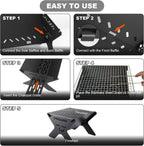 Fire Pit Portable for 2 in 1 Wood