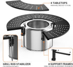 Fire Pit Surround Tabletop for Solo Stove Bonfire