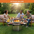 Fire Pit Surround Tabletop for Solo Stove Bonfire