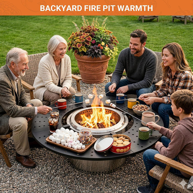 Fire Pit Surround Tabletop for Solo Stove Bonfire