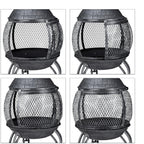 Fire Poker Grate Spark Guard Garden Patio Antique