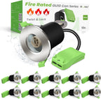 Fire Rated LED Downlight Can Recessed Ceiling Spotlight (10 Pack)