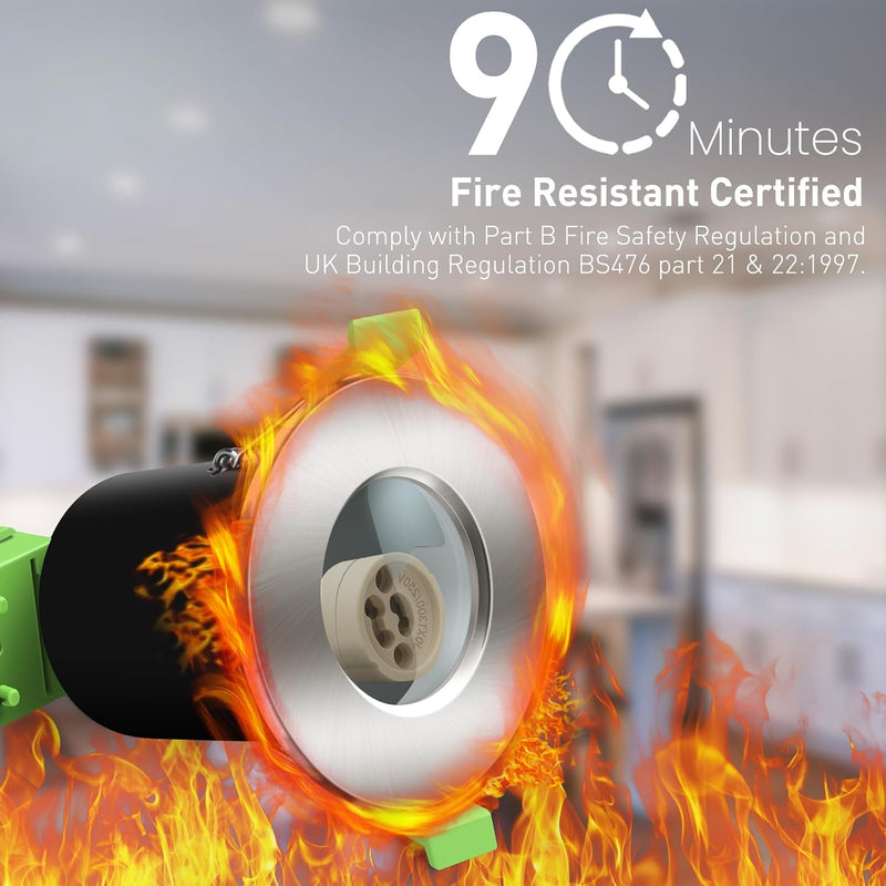 Fire Rated LED Downlight Can Recessed Ceiling Spotlight (10 Pack)