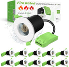 White, Ip65, Fire Rated