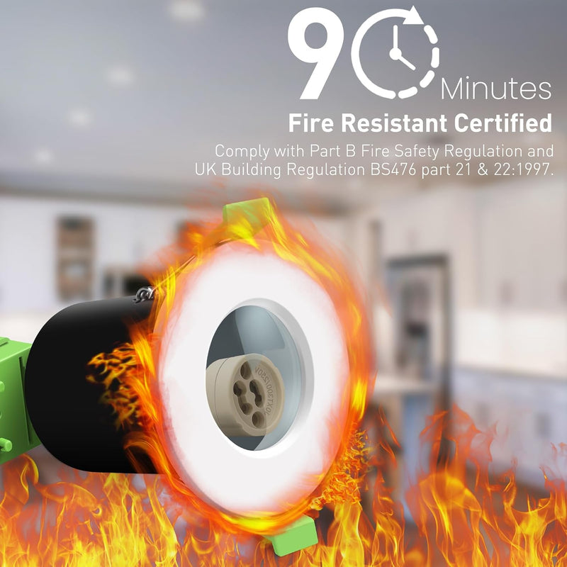 Fire Rated LED Downlight Can Recessed Ceiling Spotlight (10 Pack)