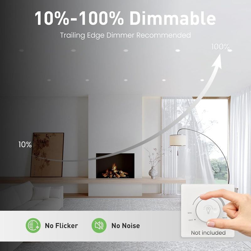 Fire Rated LED Downlights Bathroom Recessed Ceiling Spot