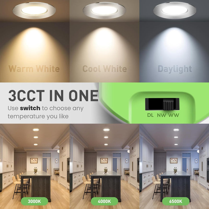 Fire Rated LED Downlights Bathroom Recessed Ceiling Spot