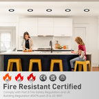 Fire Rated LED Downlights Bathroom Recessed Ceiling Spot