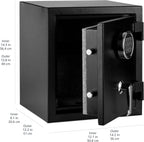 Fire Resistant Security Safe with Programmable Electronic Keypad