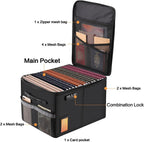 Fireproof Document Box File Organizer Cabinet Storage Filing